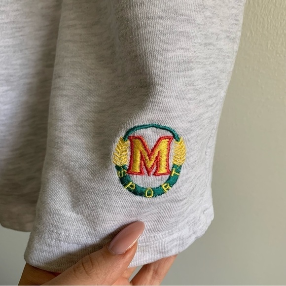 Vtg 80s-90s Sport Mobility Heather grey sweatshirts size medium collegiate - Picture 3 of 8